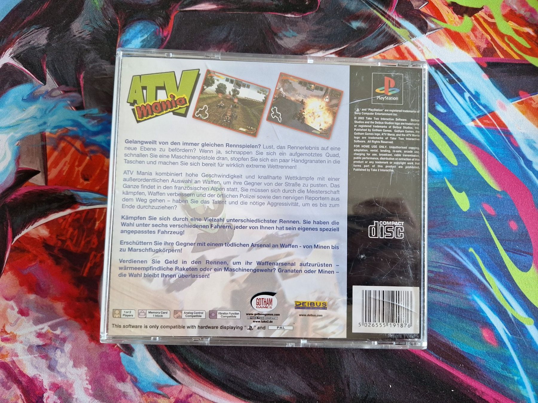 Sony Giochi: ATV Mania - PS1 – Usato da Altstätten SG venduto da GGsGameshop 2