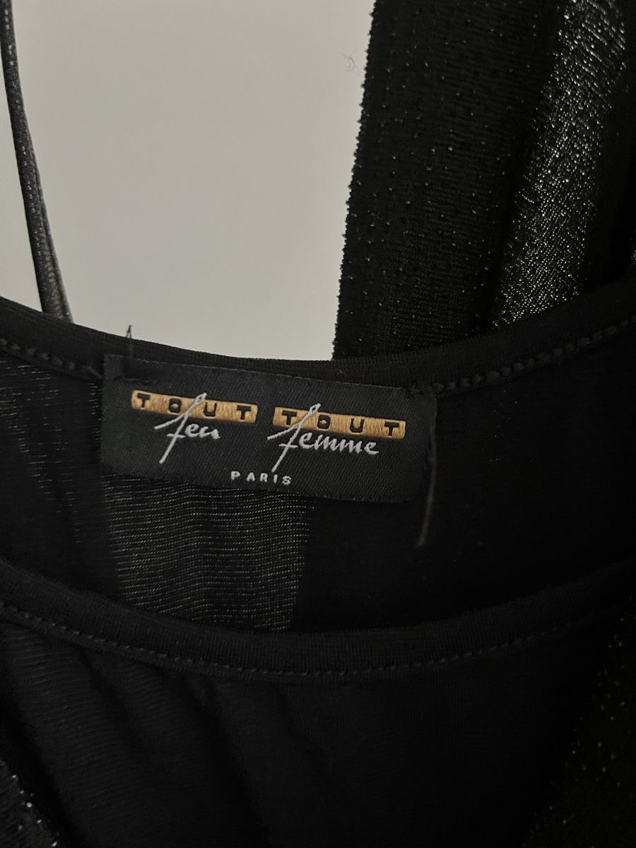 Tops: schwarzes Lurex-Top – D'occasion à Glis par jos_hj8q 4