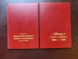 Lot 2 livres Chemins de fer BVZ Furka-Oberalp Gaston Maison