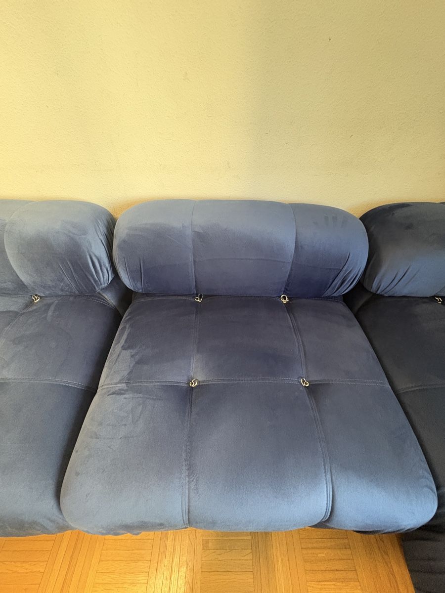 Divani: Atelier del Sofa Bubble Velvet Blue – Nuovo (secondo la descrizione) da Glattbrugg venduto da Fabiolous1 3