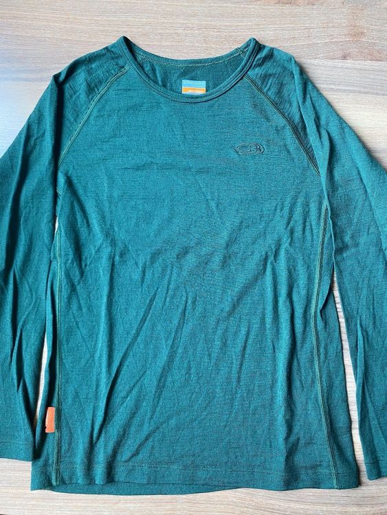 T-shirt Icebreaker En Laine Mérinos Femme – Gris, Taille XS, Neuf