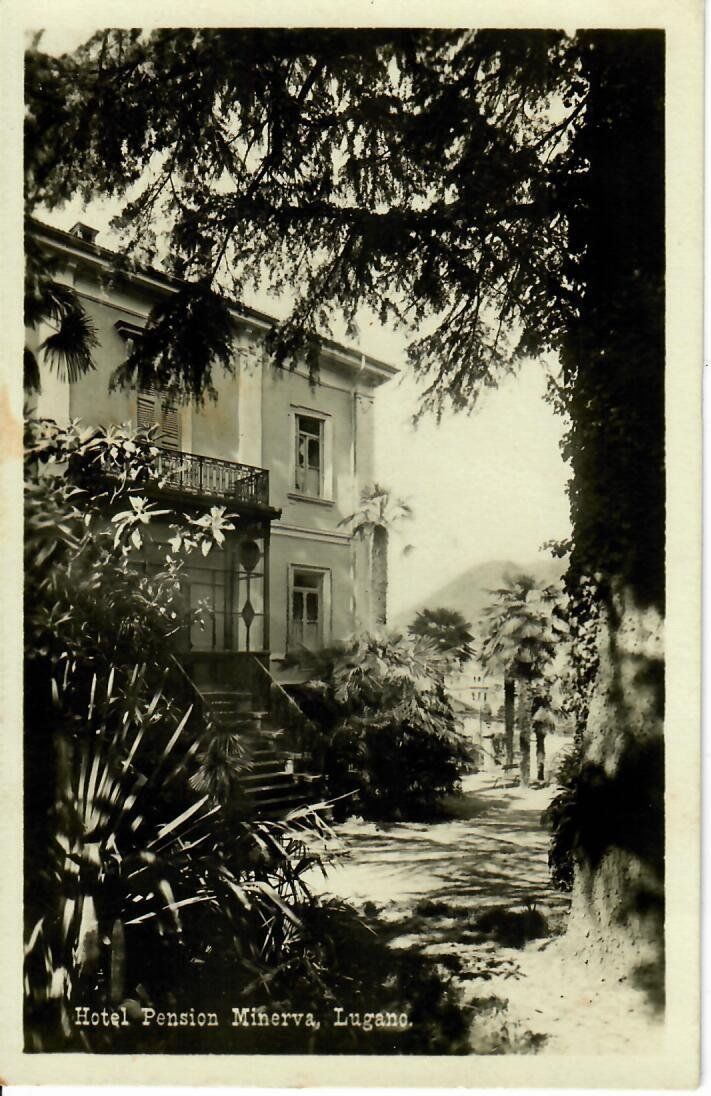 Cartoline postali: Hotel Pension Minerva Lugano – Usato da Hochdorf venduto da Ziegel-16