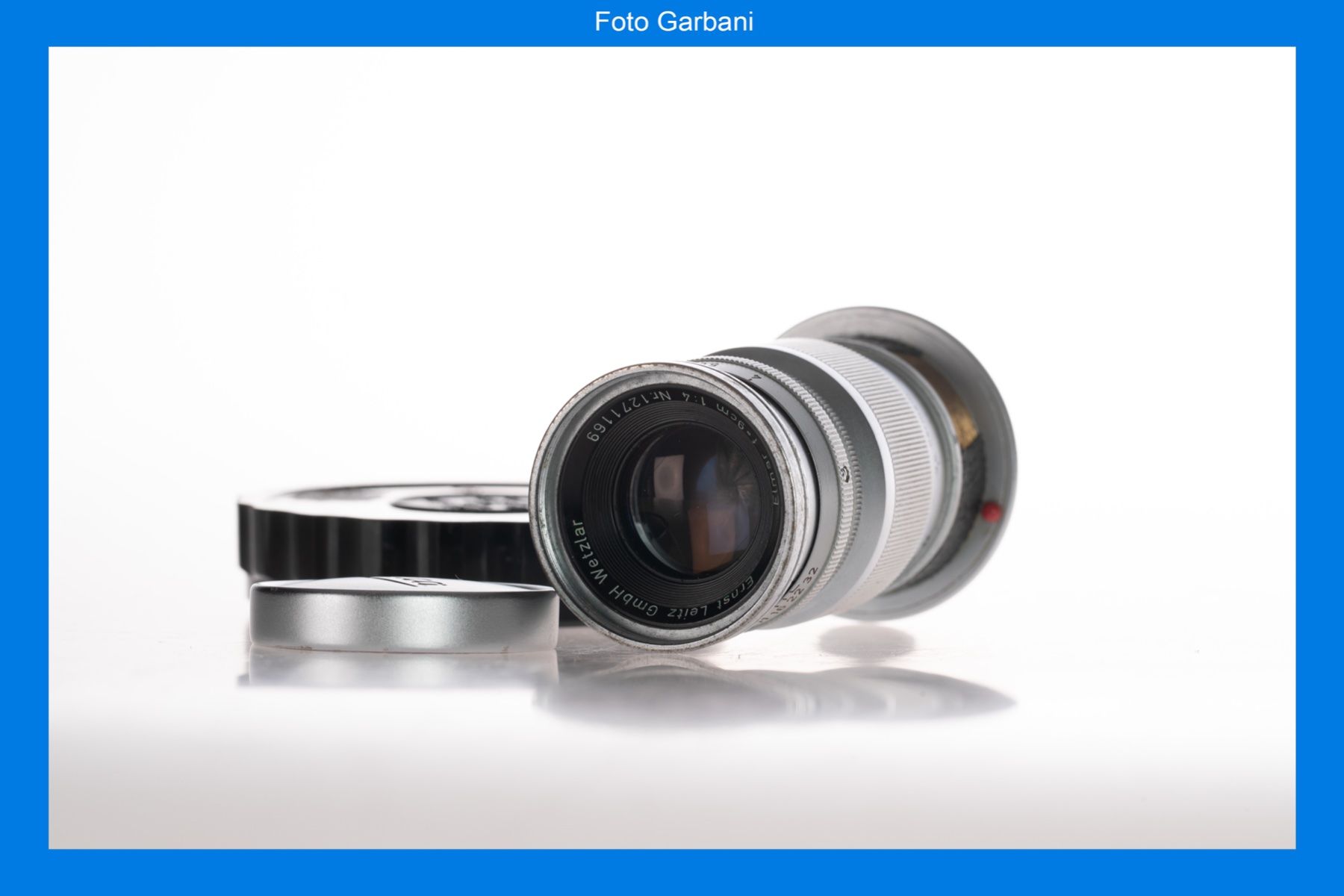 Leitz Obiettivi: Leica Elmar 9cm f4 – Usato da Muralto venduto da FotoGarbani 1