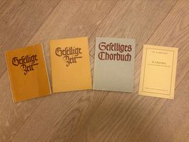 Gesellige Zeit - Liederbücher / Partitur Chor / Gesang