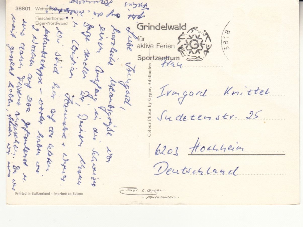 Cartes postales: Grindelwald ca. 1970 – D'occasion à Bürglen TG par StampGraf 1