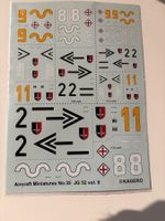 1/48 JG 52 DECALS AUS KAGERO AIRC MINIATURES 35 OHNE BUCH