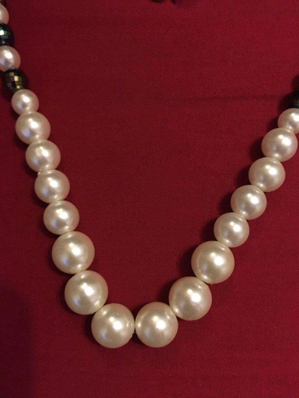 Perle (finte): Perlen Kette WUNDERSCHÖNES Weihnachtsfest Geschenk!!! – Usato da Bellinzona venduto da LuganoBoutique 2