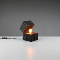 LED Tischleuchte, Schwarz, 12 cm x 16 cm