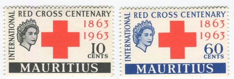 Tutti i francobolli: Briefmarken "Rotes Kreuz". Mauritius. – Nuovo e nell'imballaggio originale da Basel venduto da Butsch5