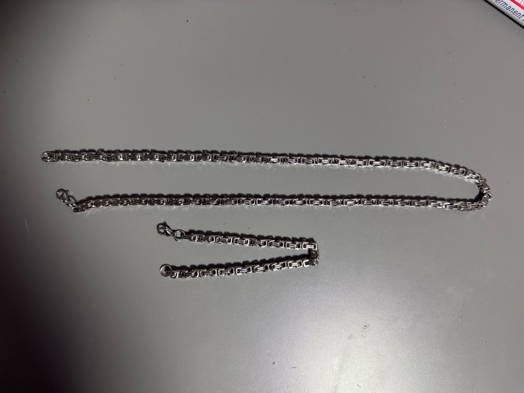 Ketten: Silberkette & Armband im Königsmuster – Neu (gemäss Beschreibung) aus Zunzgen von noa_wd92