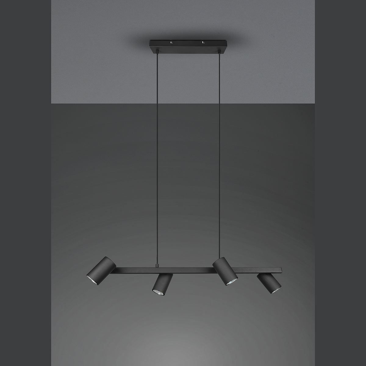 Lampadari & plafoniere: Pendelleuchte, 4 Spots, Schwarz , IP20 – Nuovo (secondo la descrizione) da Kreuzlingen venduto da Smart-Light 4