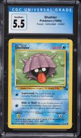 1999 Pokemon Fossil Shellder #54 CGC 5.5 EX+