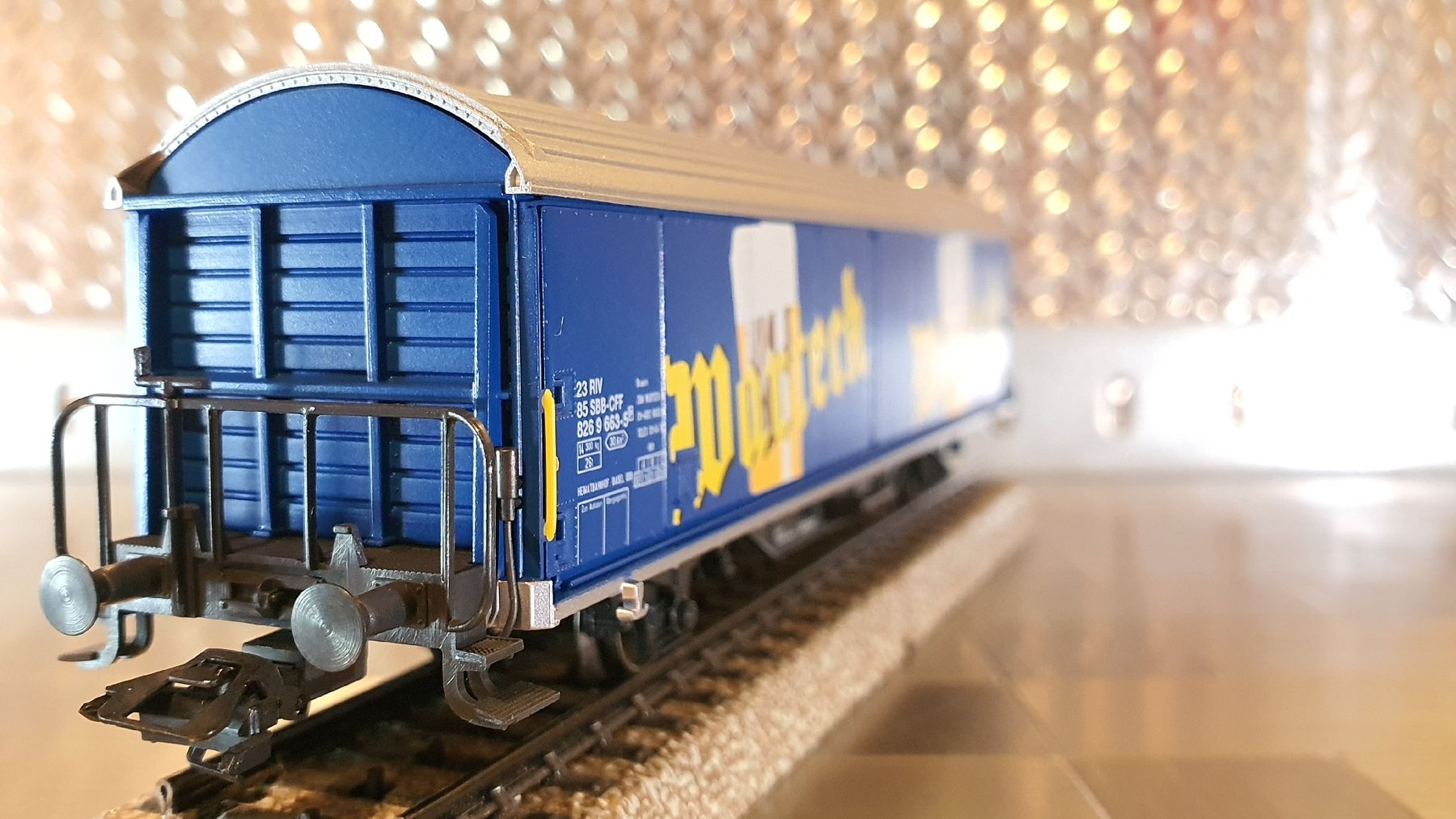 Märklin Modellini di ferrovie: MÄRKLIN 4836 H0 GÜTERWAGEN  – Usato da Männedorf venduto da Modellbau-wyss 1
