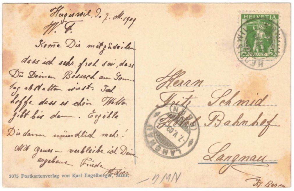 Cartoline postali: Bürgenstock - Standseilbahn – Usato da Binningen venduto da Mountainrider 1
