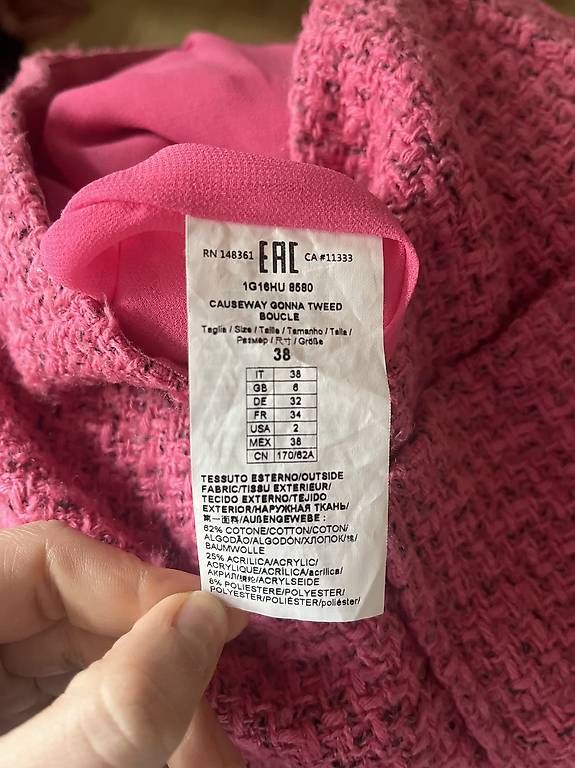 Pinko Gonne: Pinko Tweed Rock Fransen Gr. 32 – Usato da Zürich venduto da rit_g825 3