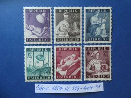 Österreich 1954 Nr. 999-1004 postfrisch **