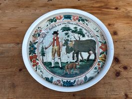 schönes grosses Appenzeller Serviertablett Conrad Starck