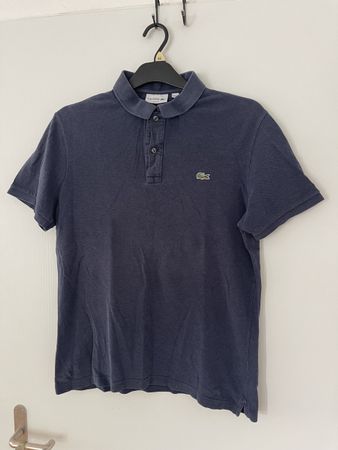 Lacoste Poloshirt, Grösse 6/XL fit M/L Dunkelblau, Slim Fit!