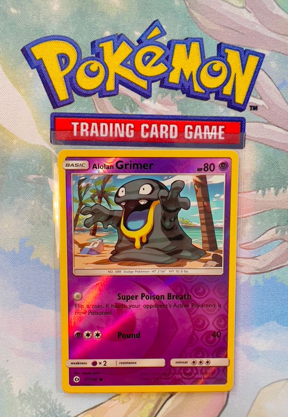 Karten: Alolan Grimer Reverse Holo Sonne & Mond 057/149 – Gebraucht aus Sempach von R-G