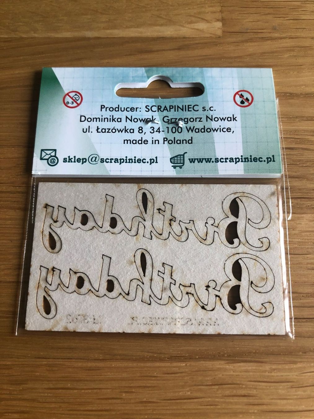 Toutes les décorations: Chipboard "Birthday" - P – Neuf (Voir description) à Neukirch (Egnach) par muolen 1
