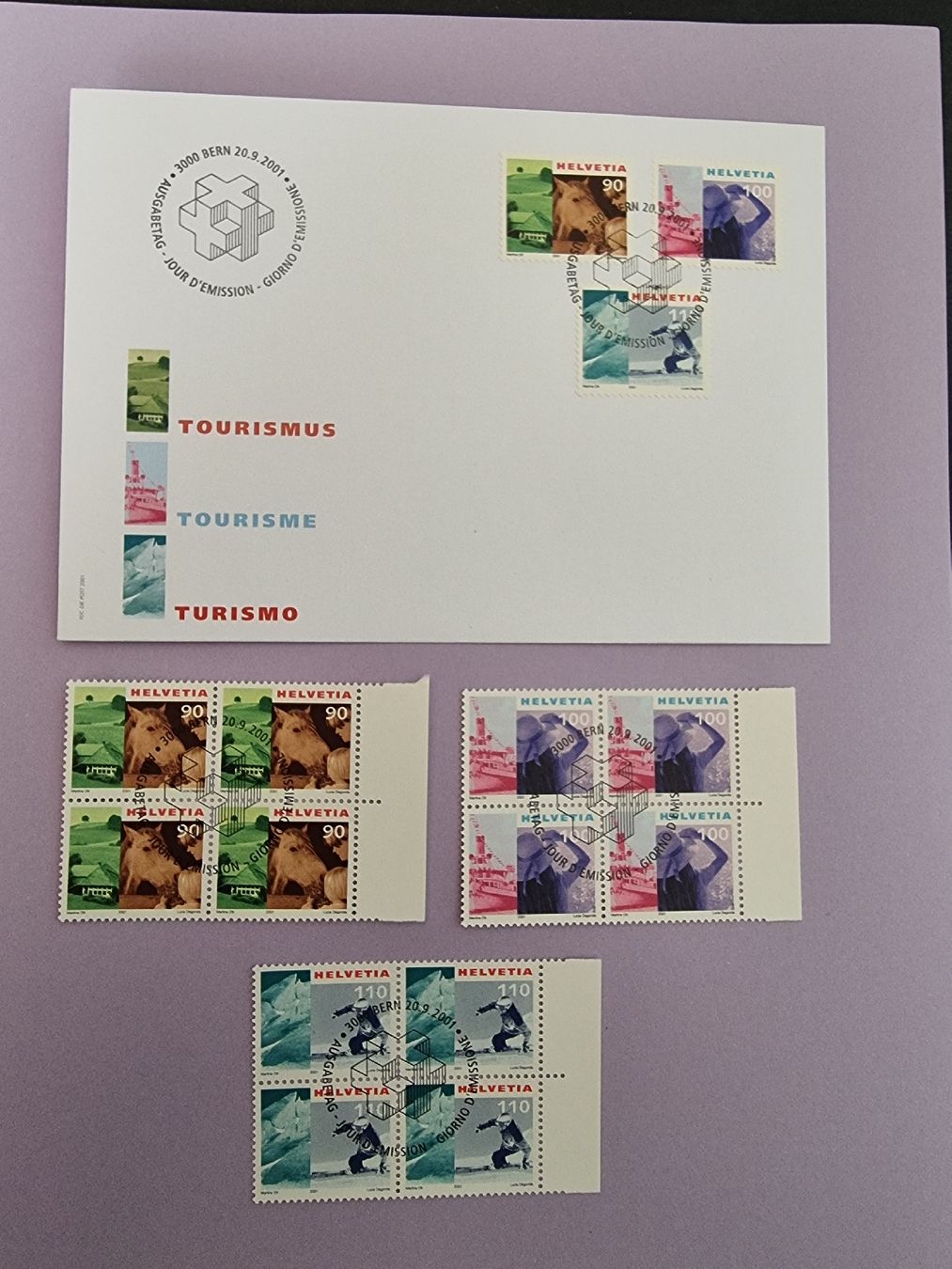 Tutti i francobolli: Freimarken. Tourismus III 2001 – Nuovo (secondo la descrizione) da Obergösgen venduto da hachma