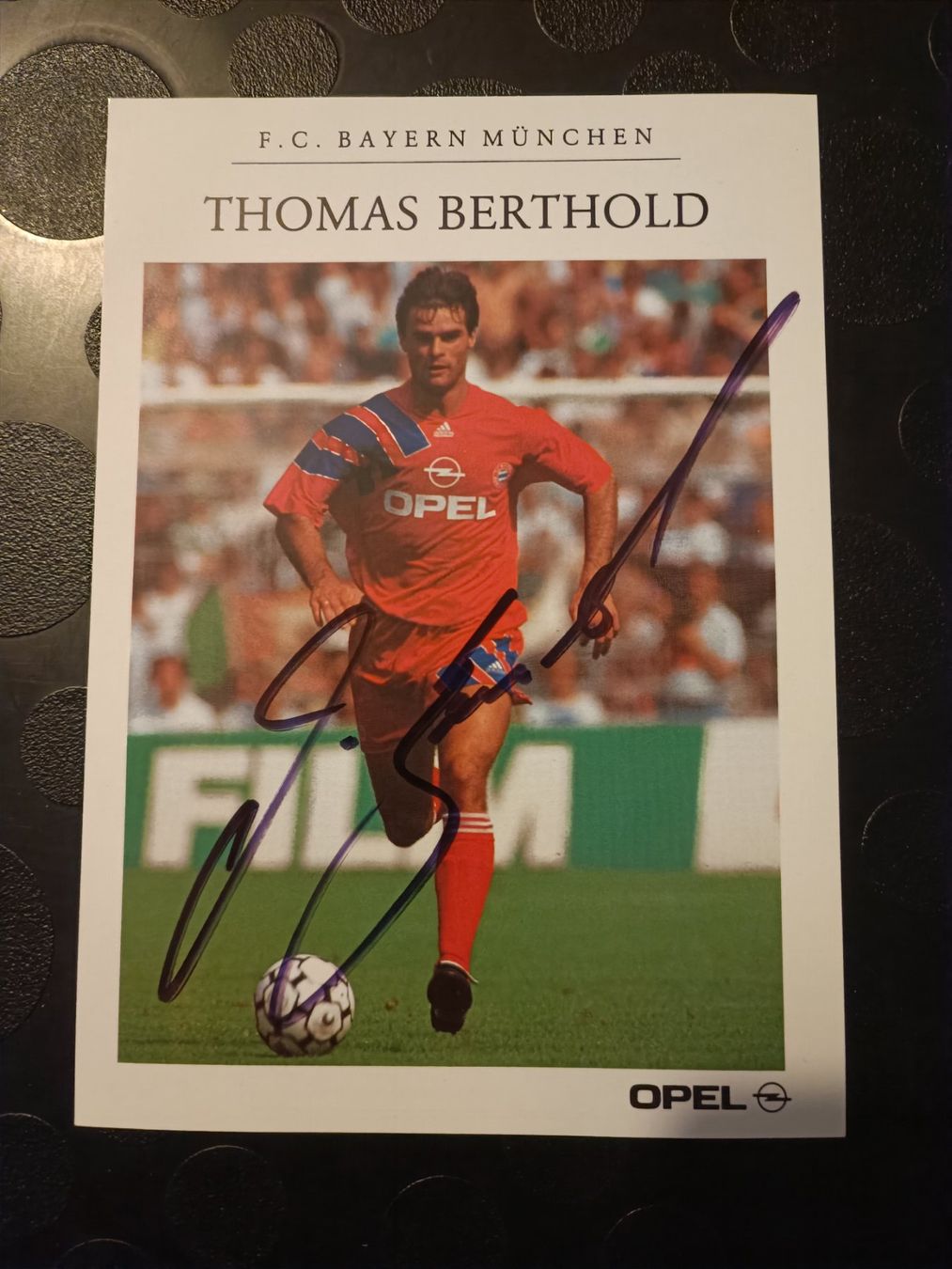 Autogramme: Thomas Berthold - Bayern München - handsignierte ⚽ – Gebraucht aus Menziken von Artographs