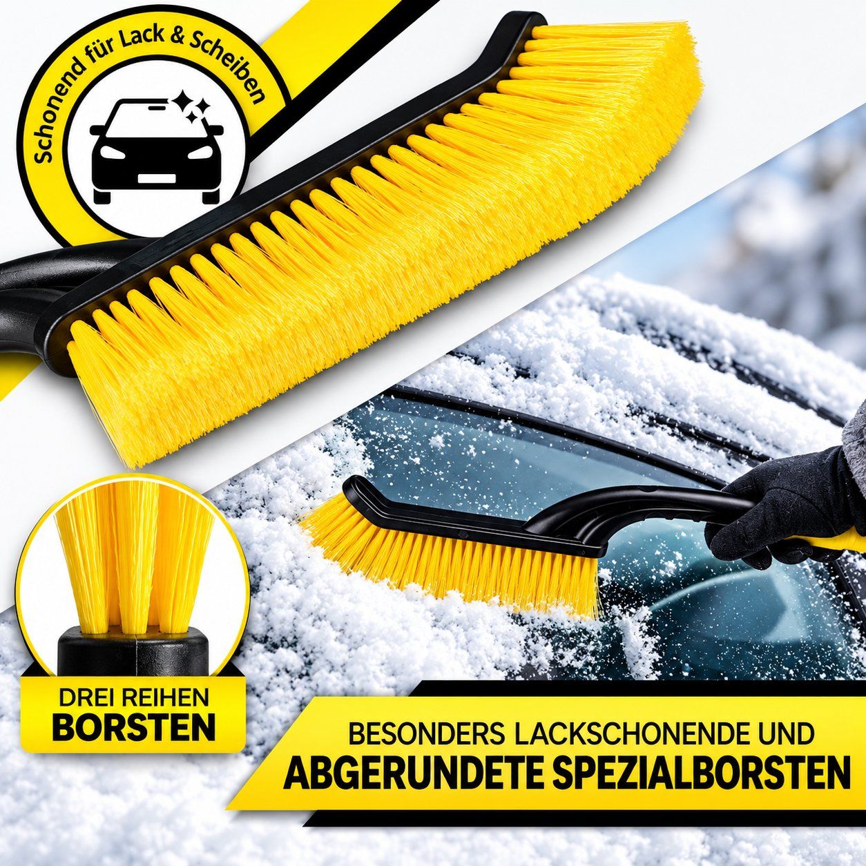 Sonstiges für Haushalt & Wohnen: Schneebürste mit Eiskratzer für Auto – Neu und originalverpackt aus Untersiggenthal von customs 3