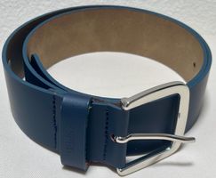 🤍 Gürtel / Ledergürtel von „Esprit“, blau, ca. 4 x 94 cm 🤍