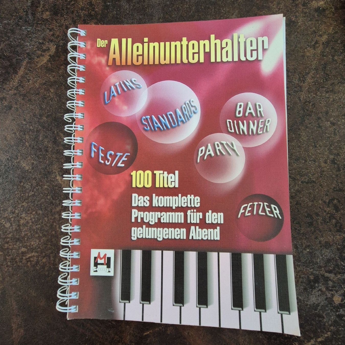 Libri: Der Alleinunterhalter - 100 Hits - Keyboard-Buch – Usato da Zofingen venduto da Andevely