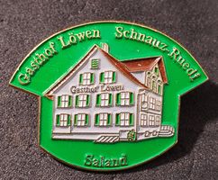 Z457 - Pin Haus Gasthof Löwen Schnauz Ruedi Saland