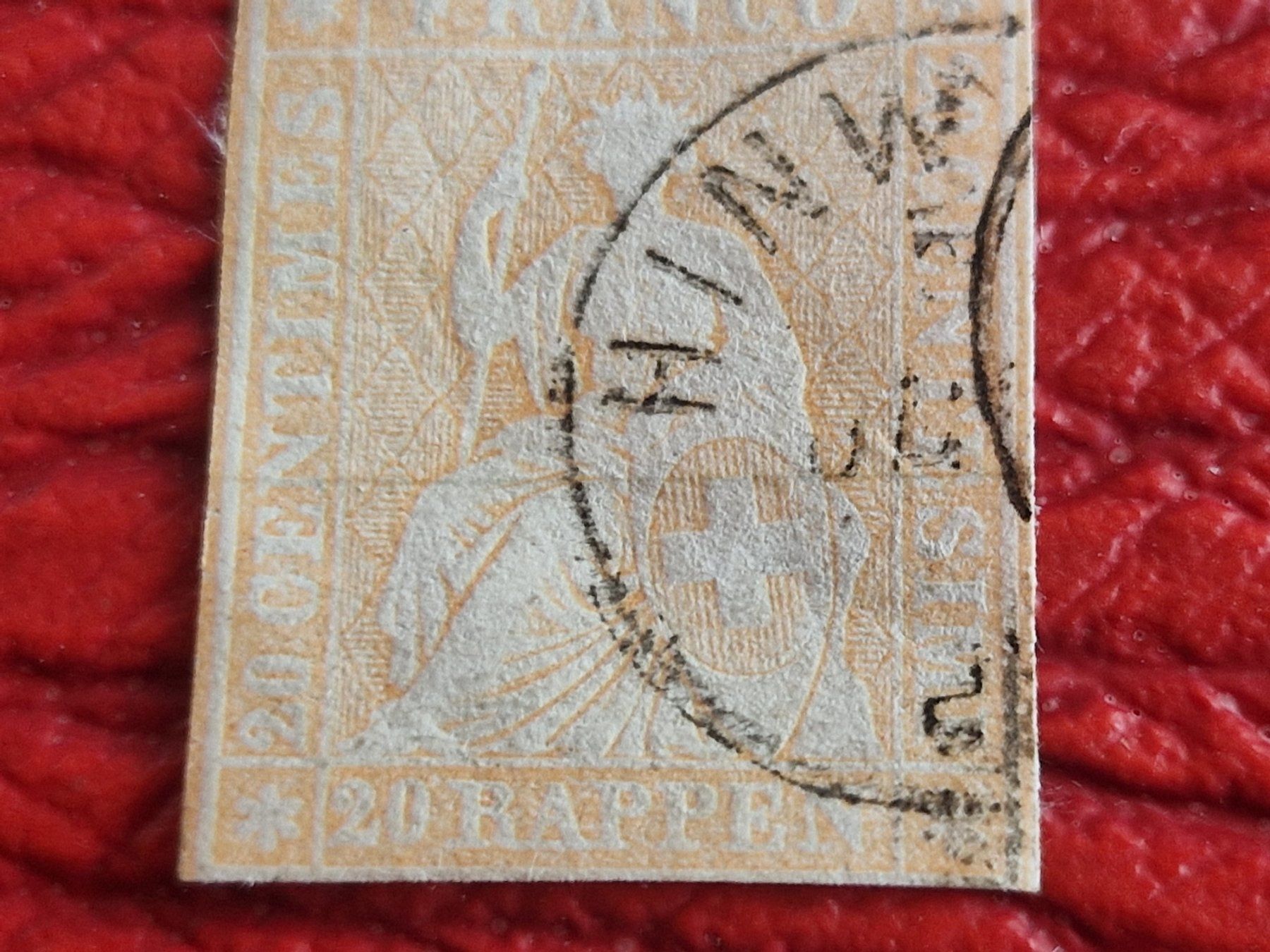 Alle Briefmarken: Strubel 25G, signiert, ab 1.- – Gebraucht aus Burgdorf von Glossy01 2