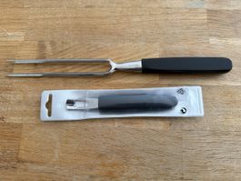 Victorinox Fleischgabel schwarz Edelstahl / Gemüse Verzierer