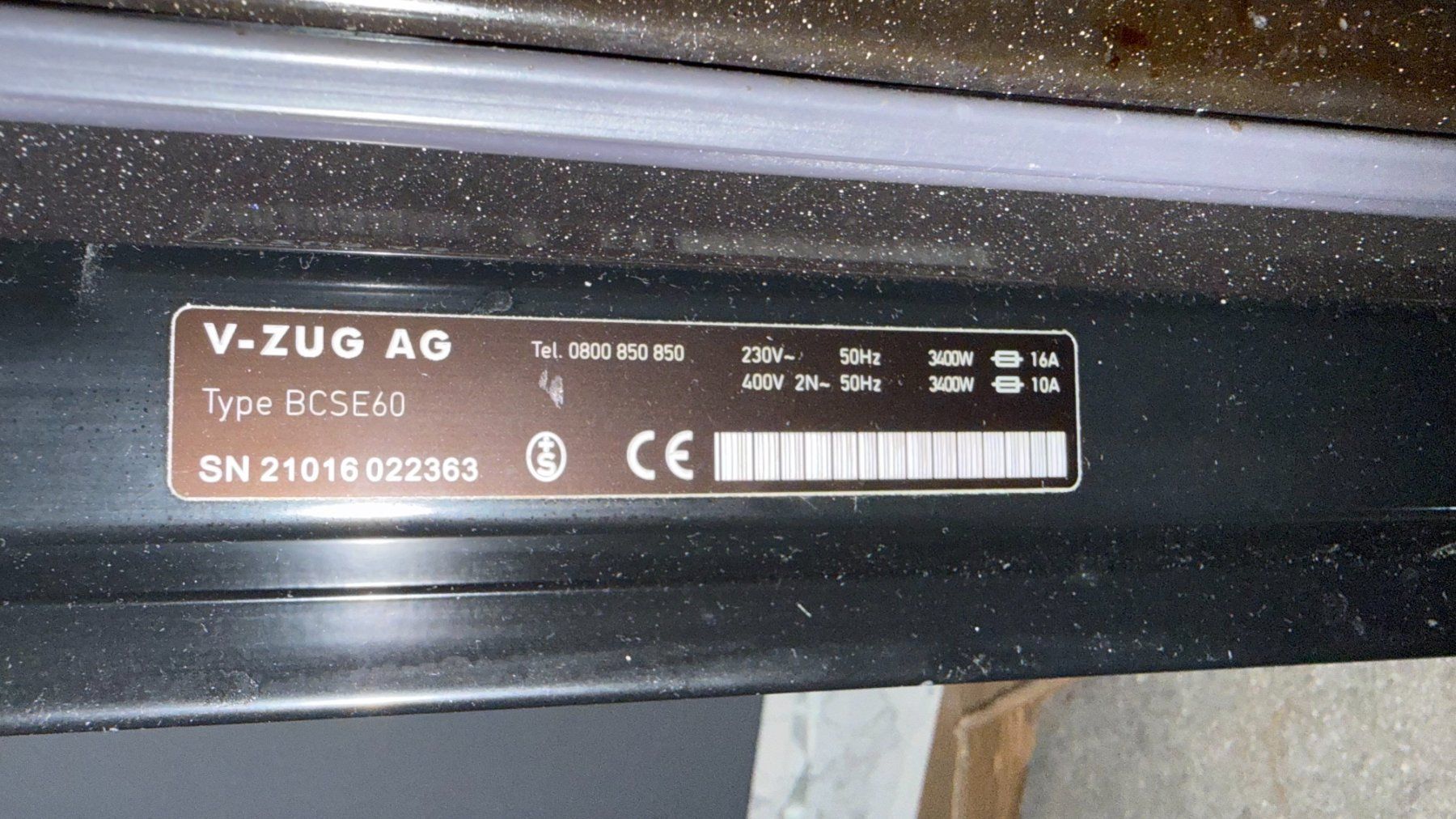 V-Zug Backöfen: Backofen V-Zug COMBAIR SE – Gebraucht aus Glattfelden von repa82 3