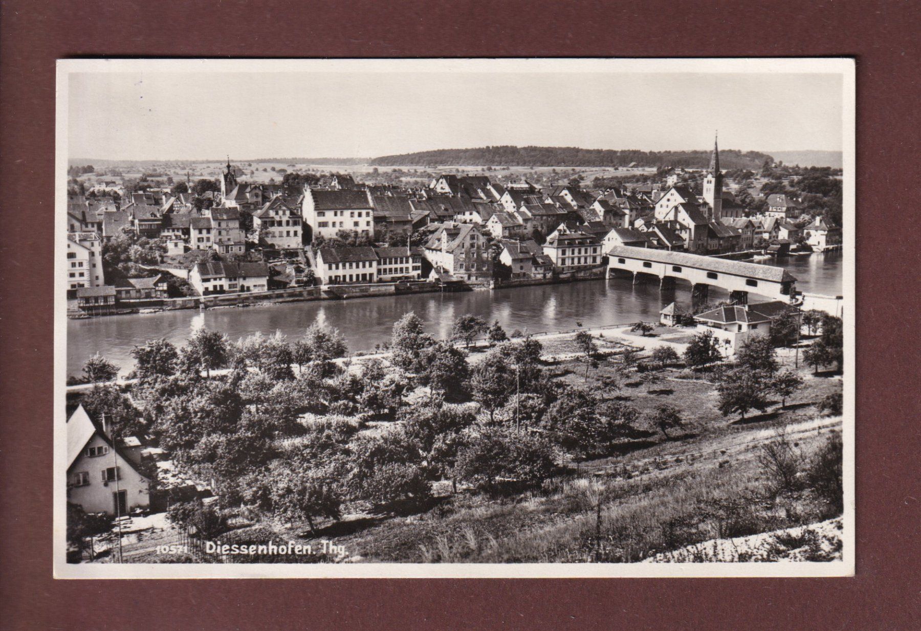 Ansichtskarten: DIESSENHOFEN - 1938 – Gebraucht aus Pully von nicecards