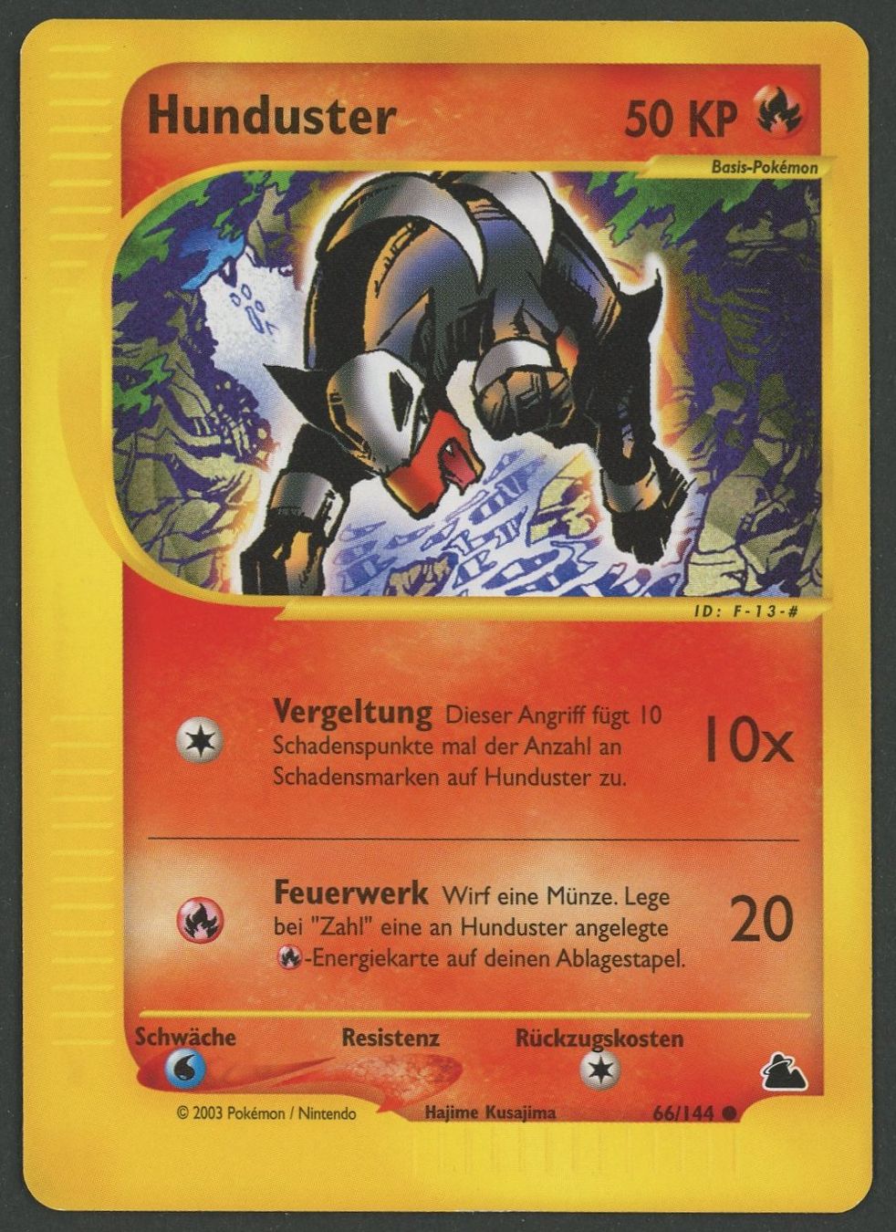 Pokémon Cartes à collectionner: Hunduster 66/144 Skyridge DE ab 1.- – D'occasion à Rupperswil par gengarbasar