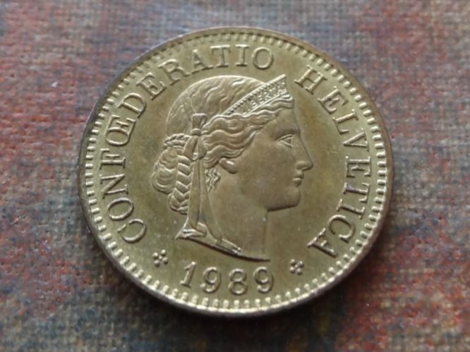 Tutti le monete: 5 Rp. 1989 – Usato da Romanel-sur-Lausanne venduto da Swift13