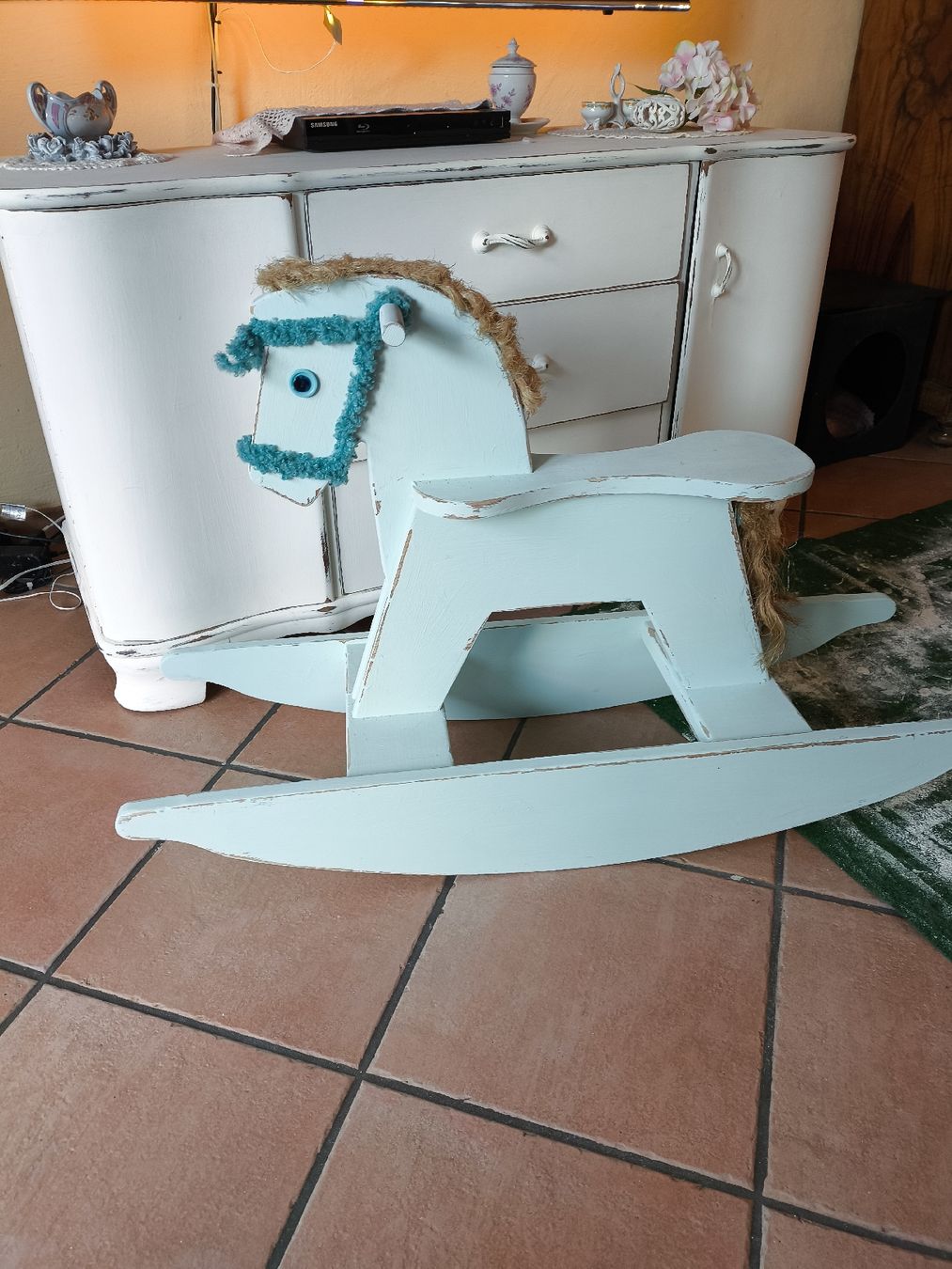 Spielzeuge: Shabby Chic Landhaus Schaukelpferd – Gebraucht aus Meinisberg von Destiny1972 1