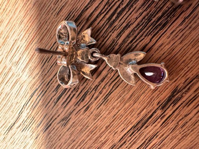 Boucles d'oreille: Ohrhänger, Silber mit Amethyst, viktorianisch – D'occasion à Hindelbank par vey_t 4