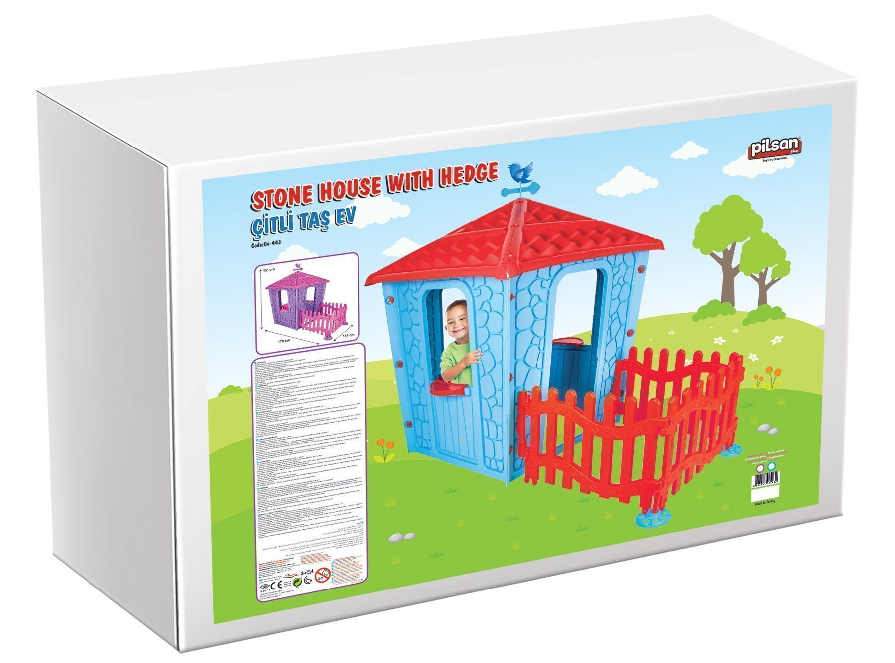 Casette per bambini: Spielhaus Stone mit Garten – Nuovo e nell'imballaggio originale da Erlinsbach venduto da Home-World 1