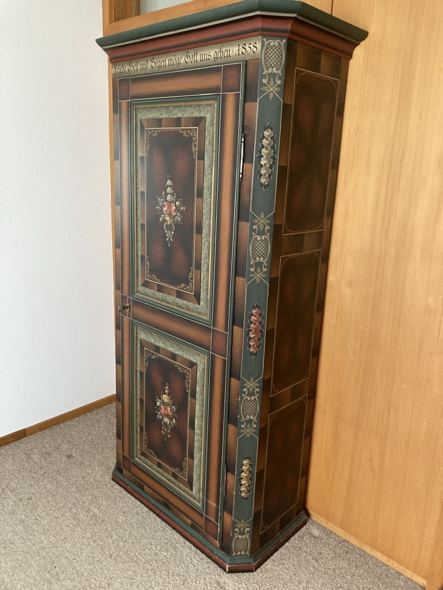 Schränke: Bemalter antiker Bauernschrank 1858 – Gebraucht aus Gränichen von SabineZ01 3