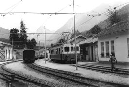 Foto BA Biasca Acquarossa Bahn 1969 Hans Waldburger