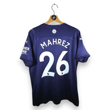 Original 2021-22 Manchester City Third Trikot Mahrez