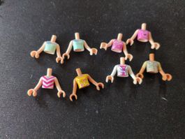 Lego Friends Oberkörper / Körper / Oberteile 8 Stück