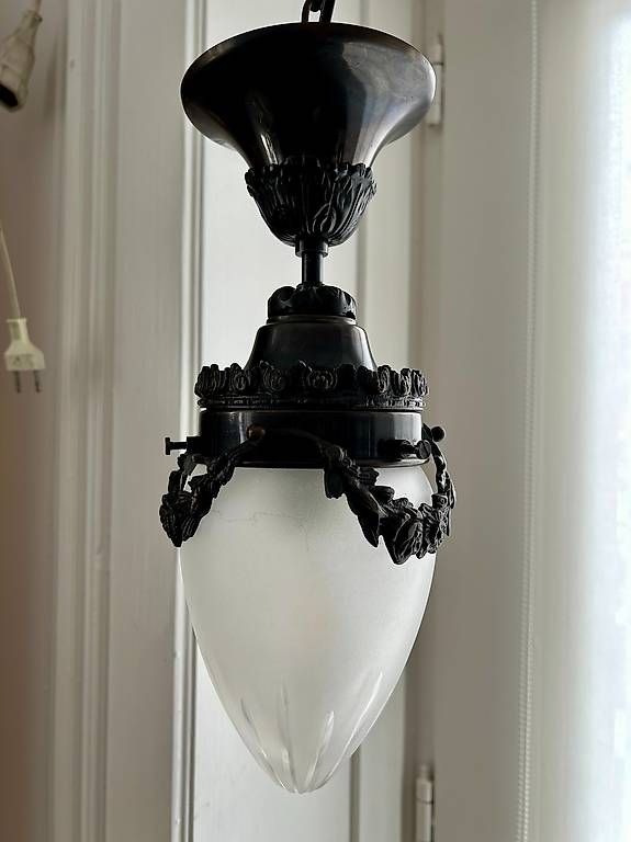 Lampadari & plafoniere: Deckenlampe "Empire-Stil" Replika mit massivem Bronce-Dekor – Usato da St. Gallen venduto da matasurf 3