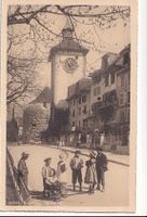 Solothurn Ringstrasse mit Bieltor sehr belebt mit Kindern