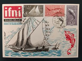 IFNI FDC mit Sonderstempel 1958
