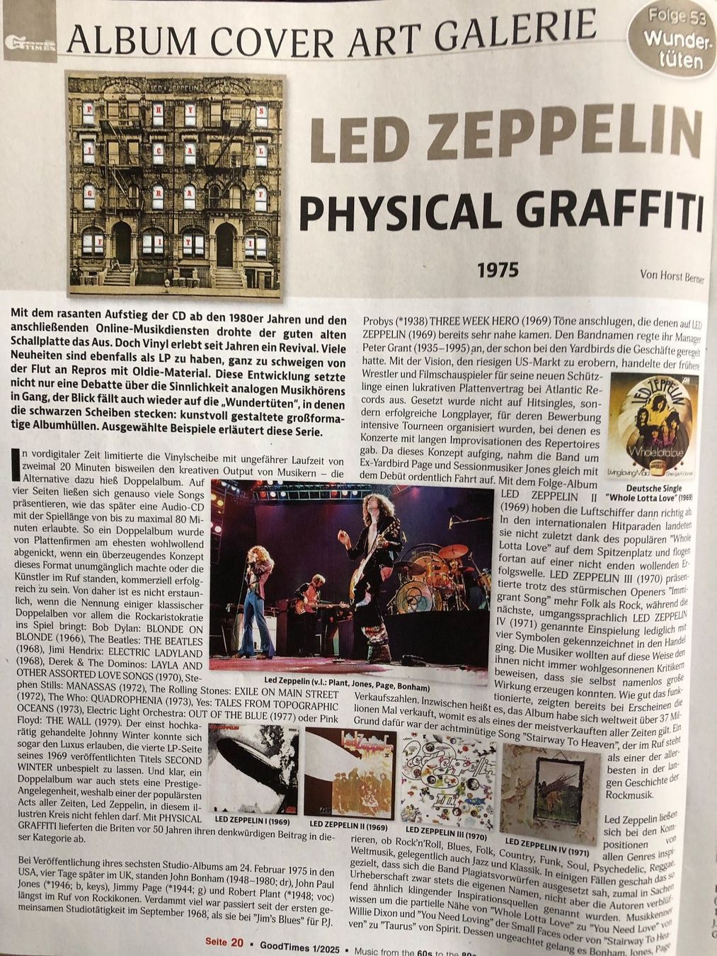 Zeitschriften & Magazine: Led Zeppelin – Gebraucht aus Aeschi SO von Stones55