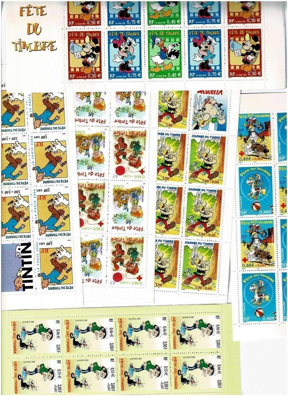 Tutti i francobolli: 6 carnets Fête du Timbre ** – Nuovo e nell'imballaggio originale da Lausanne venduto da Whorvath