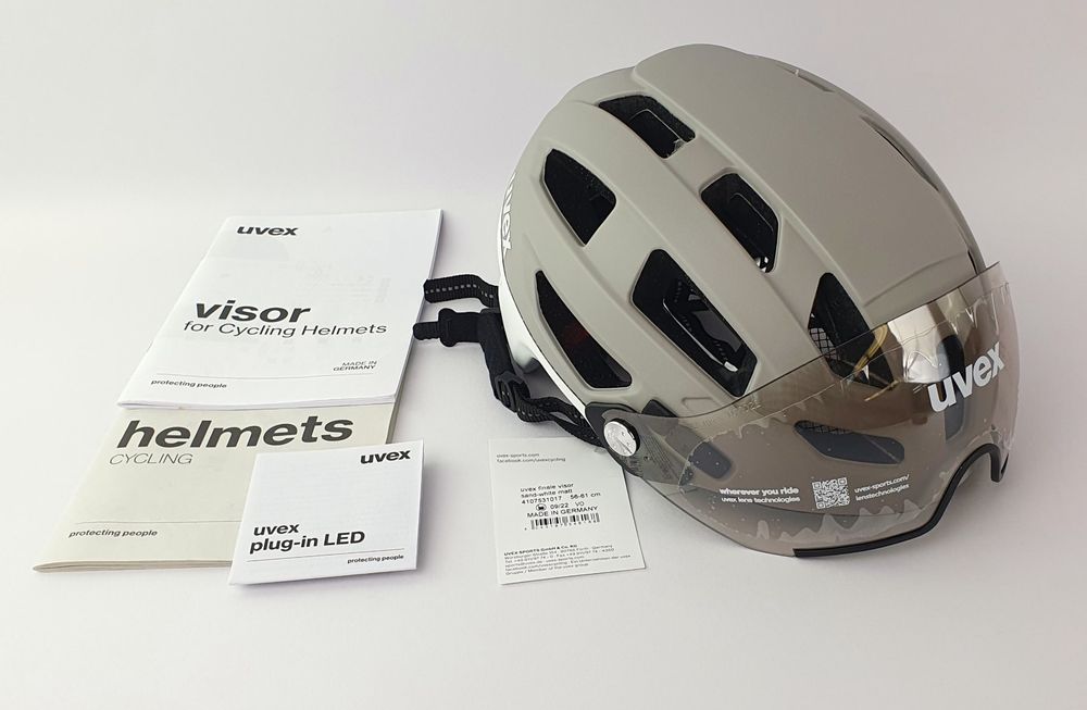 UVEX Velohelm Finale Visor 56-61cm (Neu (gemäss Beschreibung)) in ...
