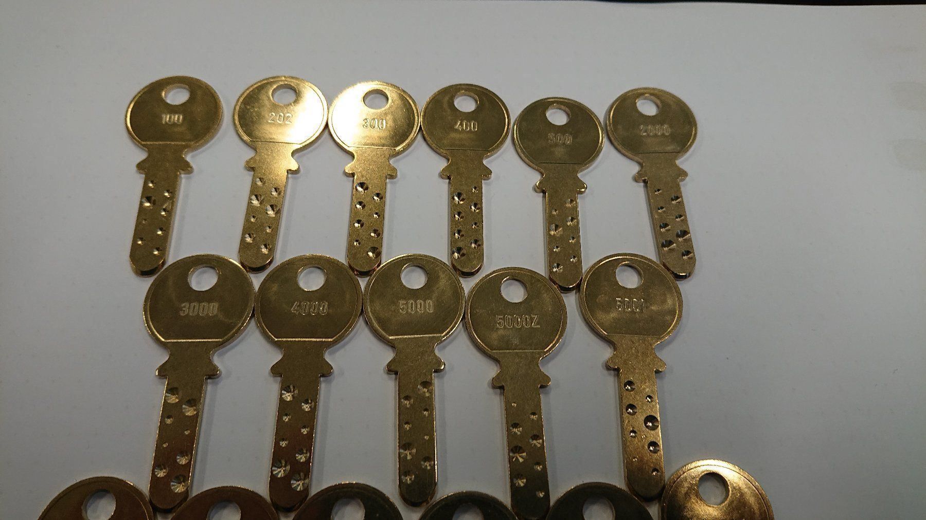 Chiavi: KABA 8  Schlüsselset - 17 Stück - 210.- – Nuovo e nell'imballaggio originale da Amriswil venduto da FMS-8580 2